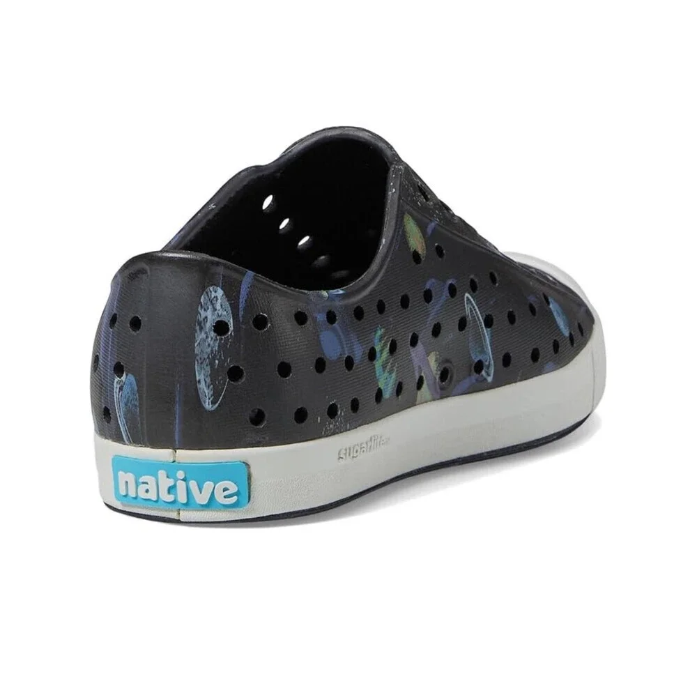 Native Shoes Jefferson Print 13111501-1046 Toddler 6 Black Slip On Shoe ZOGG2577
